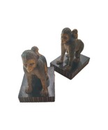 Monkey With BABY MONKEY HEAVY RESIN BOOKEND PAIR  CMS 2001  - $47.86 CAD