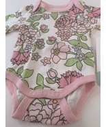 NEW Monica+Andy Organic Long Sleeve Bodysuit Floral English Gardens PREEMIE - $13.54 CAD