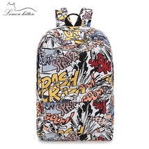 Women  Fashion Backpack Female Travel Canvas Backbag Girl&#39;s Hip-hop Ruack Ladies - £108.31 GBP