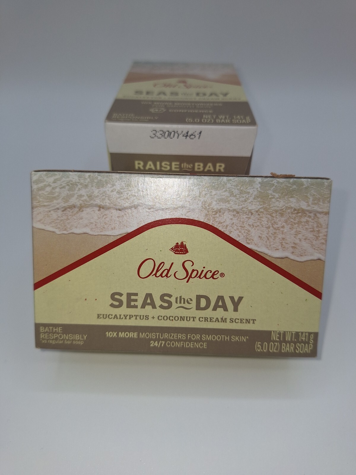 3 - Old Spice Bar Soap Seas The Day Eucalyptus & Coconut Cream 5 Oz  Item image 6