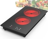 Electric Cooktop,Built-In And Countertop Electric Stove Top, 2100W 110V ... - $259.99