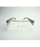 woman Sunglasses Exaggerated Geometric oversized clear  lenses black thi... - $17.82