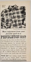 1941 Print Ad Pendleton Virgin Wool Tartan Shirts Woolen Mills Portland,Oregon - £6.75 GBP