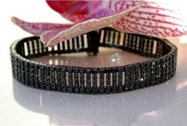 7.00 Carat Round Cut D/VVS1 Diamond Tennis Bracelet 14k Black Gold Over 7.50&quot; - £132.89 GBP