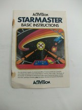 Activision Starmaster Basic Instuctions Atari VTG Video Game Booklet Man... - £6.26 GBP
