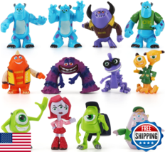 12Pcs Monsters Cake Toppers Set Figures Toys Cupcake Decorations Party F... - $42.89