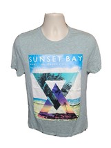 Sunset Bay Where Time Stands Still Surfing Forever Womens Small Gray TShirt - $334.55 MXN