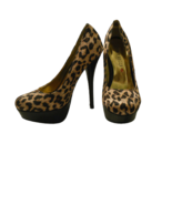 Rck Bella Ladies Stilettos Cheetah Animal Print 5.5” Heels, Brown Size 5... - £36.71 GBP