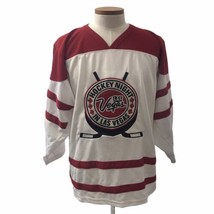 Las Vegas Hockey Night Red And White Canadian Leaf Tropicana Jersey Sz Medium S5 - £44.64 GBP