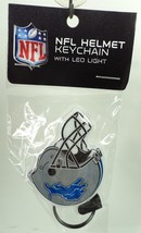 NFL Detroit Lions Helmet LED Light Keychain Key Ring - £6.15 GBP