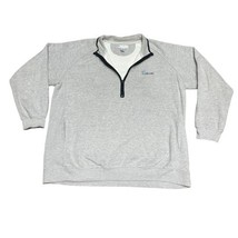 Cuffys Cape Cod Sweatshirt 2XL Gray Knit Half Zip Mock Neck Pullover  Shirt - £29.31 GBP