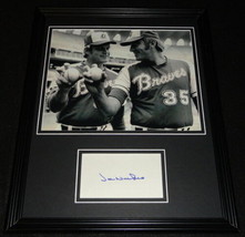 Joe Niekro Signed Framed 11x14 Photo Display Braves w/ Phil Niekro - £62.31 GBP