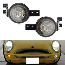 Front Bumper Smoked Lens LED Halo Turn Signal Lights MINI Cooper R50 R52 R53 MK1 - £110.69 GBP