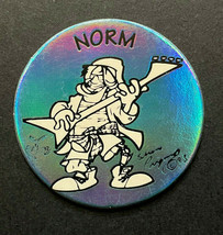 NORM Electric Guitar Bass 1993 JOTS USA Pog Milk Cap - $0.98