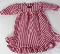 Alexis Candy Stripe Nightgown Vintage Ruffles Child 3-6 months See Measu... - $9.49