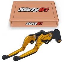 Hayabusa Gold Levers 2008-2020 Suzuki Sliding Folding Brake Clutch Set Aluminum - £69.69 GBP