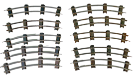 10 PC American Flyer Curved Track - $404.15 MXN