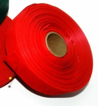 Ribbon Christmas Wreath Holiday Craft Spool 1 1/4&quot; wide Velour Choice Red Green - £5.29 GBP