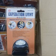 Magnetic Strap-On 5-LED Head Lamp Lightweight Expedition Light (10-Pack) image 2