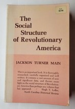 Social Structure of Revolutionary America Jackson Turner Main 1973 Paper... - £6.22 GBP
