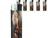 Ohio Pin Up Girls D10 Lighters Set of 5 Electronic Refillable Butane  - £12.39 GBP