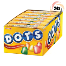 Full Box 24x Packs Tootsie Dots Assorted Original Gumdrops Gummy Candy |... - $38.32