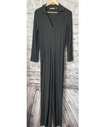 Soft Surroundings Grey V Neck Women’s One Piece Jumpsuit Romper Size XS - $18.19