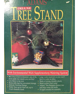 Adams Deluxe Christmas Tree Stand Holds Tree to 9&#39;- Victorian Design VER... - $11.45