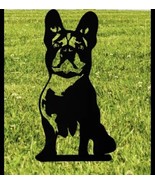 Dog art metal yard French Bulldog, French Bulldog Memorial Metal Art, Gifts - $14.89