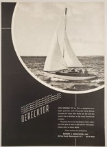 1956 Print Ad Derecktor Gulf Stream &quot;30&quot; Sail Boats Mamaroneck,New York - £13.80 GBP