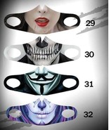 3D Vampire Z undead UV PM JAck Skeleton T V fun Mouth Mask adult teen Fa... - £2.34 GBP