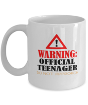 Coffee Mug Funny Warning Official Teenager Do Not Approach  - £11.92 GBP