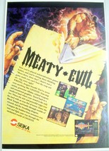 1993 Video Game Color Ad Legend Meaty-Evil for SNES - £6.25 GBP