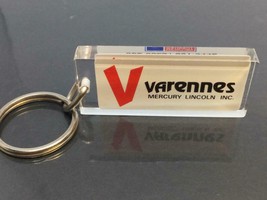 New Vintage Promo Keyring Varennes Mercury Lincoln Keychain Ford Porte-Clés Nos - £9.43 GBP