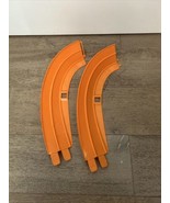 VTG HOT WHEELS 2 LANE CURVE TRACK 2 SECTIONS 1969 DUAL LANE CURVES 6477-... - $35.00