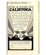 1970 Calistoga Resort Hotel Advertisement Vintage Napa Valley California... - $28.01 CAD