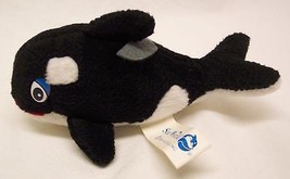 Vintage Sea World Shamu Killer Whale 5&quot; Plush Stuffed Animal Toy - £13.04 GBP