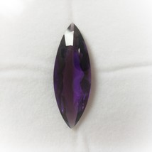 Natural Amethyst African Marquise Facet Cut 33x12mm Royal Purple Color F... - £821.01 GBP