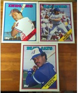3 Vintage Topps Duo-Tang Folders Carter, Bell, Incaviglia 9.5&quot; x 11.75&quot; ... - £10.73 GBP
