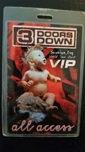 3 DOORS DOWN - ORIGINAL US AND THE NIGHT 2016 TOUR LAMINATE BACKSTAGE PA... - $45.00