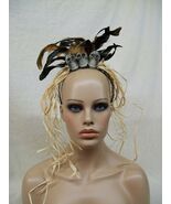 Witch Doctor Headband Skulls Feathers Headpiece VooDoo Priestess Tribal ... - $23.42 CAD