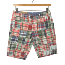 NWT LL Bean Womens Size 2 Multicolor Washed Patchwork Bermuda Shorts NEW - $24.49