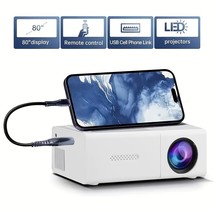 Portable Mini Projector - Compatible with IOS, Android, Windows, Etc. - ... - $27.24
