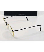 Marchon Super Thin 4 Boho Half Rim Black Eyeglasses 51 20 145 FRAMES ONLY  - $41.70 CAD