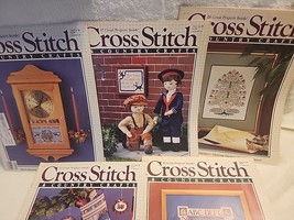 Lot of 5 Vintage 1988 Cross Stitch &amp; Country Crafts Magazines  - $328.43 MXN