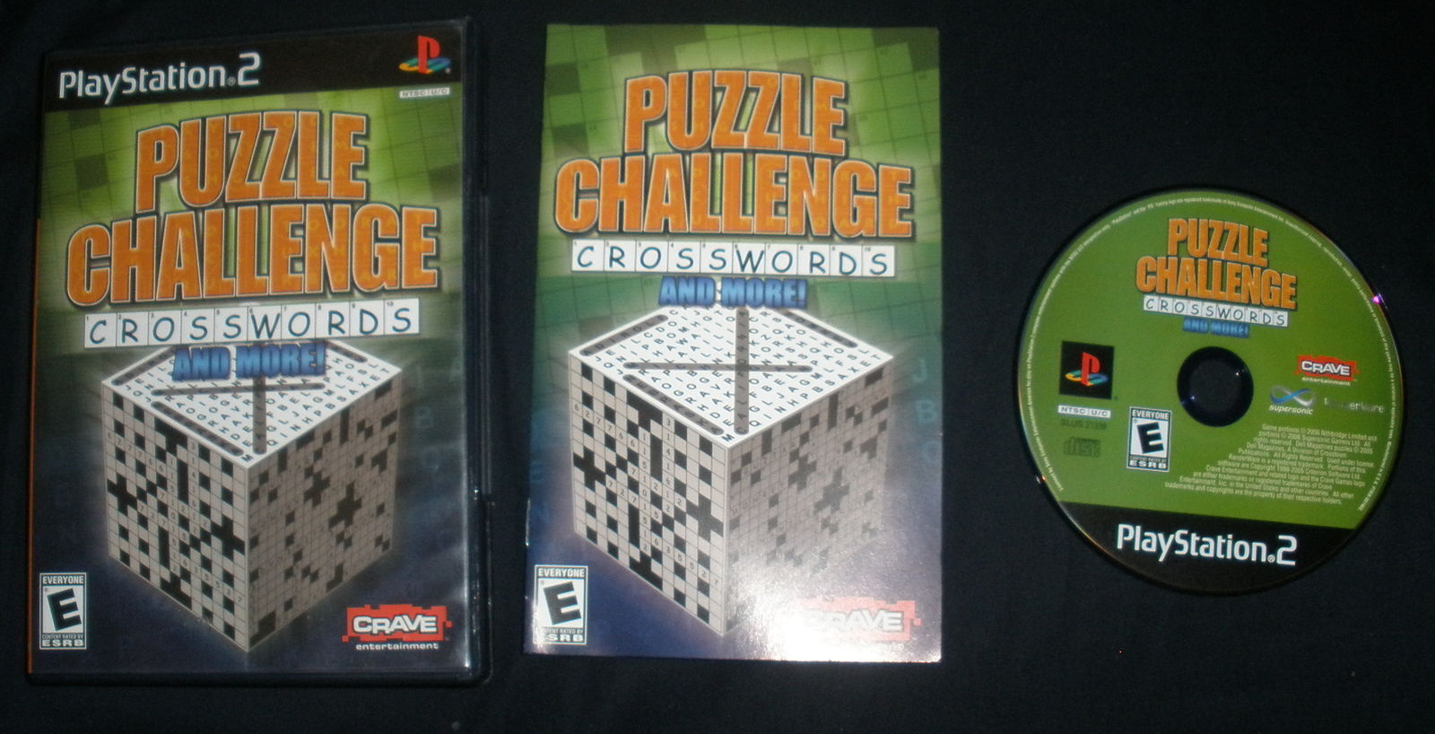Primary image for Puzzle Challenge Crosswords and More Playstation 2 with case and manual