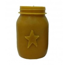 The Keeping Star candle jar with led in Mustard - Battery Operated - $21.99