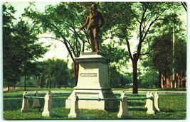 George Washington Monument Newburyport Massachusetts MA UNP DB Postcard G7 - £5.93 GBP