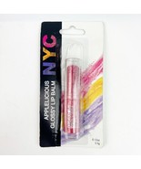 NYC Applelicious Glossy Lip Balm Garnet Gala Royal 358 New York Color .1... - $227.89 MXN