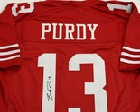 Brock Purdy Signed San Francisco 49ers Football Jersey COA - $399.00